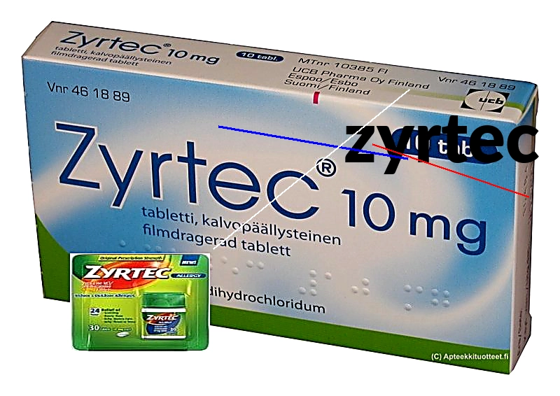 Zyrtec sans ordonnance